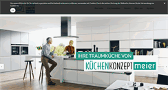 Desktop Screenshot of kuechenkonzept-meier.de